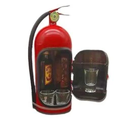 Sajy Fire Etinguisher Mini Bar Christmas Gift Can Bar Simulation Fire Extinguisher Desktop OrnamentFIG Black -Schmidt Butik 1451614474 max