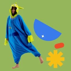 Skønhed Shine Unisex Voksen Onesie One Piece Pyjamas Cosplay Tegneserie Kostume Halloween Christmas Nattøj Jumpsuit Homewear Store