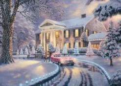 Schmidt Spiele Schmidt Thomas Kinkade: Graceland Christmas Jigsaw Puzzle (1000 Pieces)