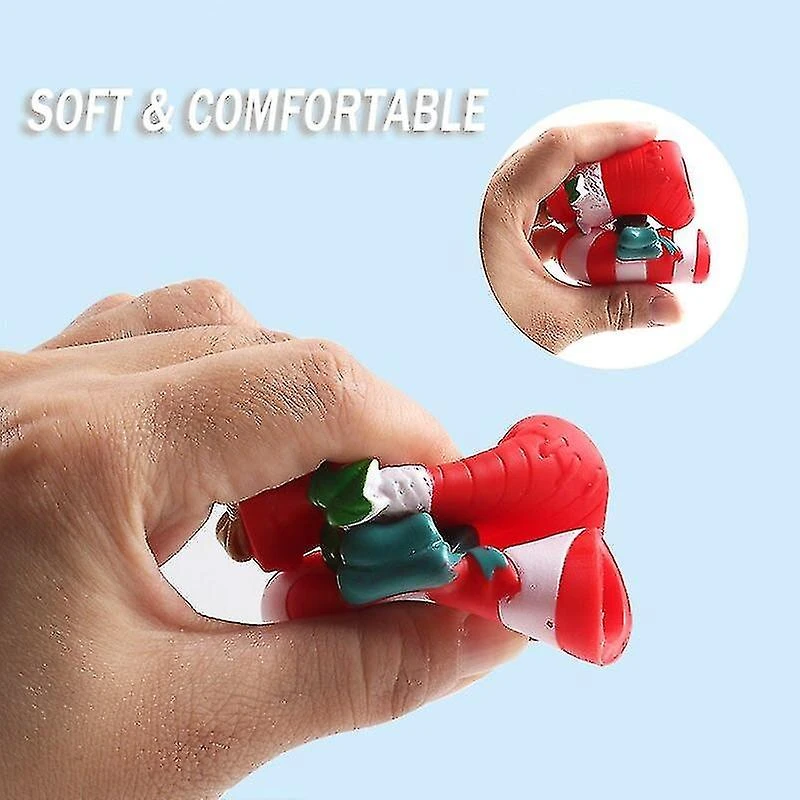 10 Pcs Christmas Finger Puppet Vinly Doll Parents-kids Interactive Games Educational Cartoon 4 10 Pcs Christmas Finger Puppet Vinly Doll Parents-kids Interactive Games Educational Cartoon - Billede 4