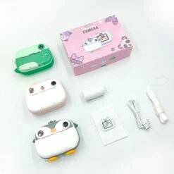 Hefansi 2.4 IPS Kids Camera Toys Christmas Birthday Gifts For Boys And Girls Kids Toys 3-9 Year Old HD Digital Video Camera For Toddler 5 Puzzle Games -Schmidt Butik 1473302249 max