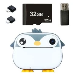 Hefansi 2.4 IPS Kids Camera Toys Christmas Birthday Gifts For Boys And Girls Kids Toys 3-9 Year Old HD Digital Video Camera For Toddler 5 Puzzle Games