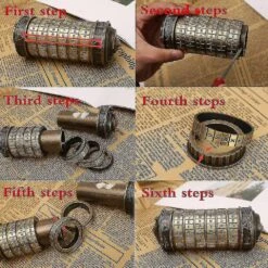 2024 Da Vinci Code Mini Cryptex For Christmas Valentine's Day Most Interesting Birthday Gifts For Boyfriend And Girlfriend Brain Teaser Lock Puzzles