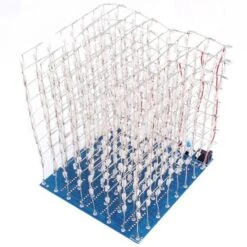 Mini 3D 8 8X8X8 LED Electronic Light Cubeeds DIY Kit Students Electronic Production For Christmas G