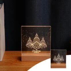 Personalized Night Light Acrylic Christmas Night Light Gift For Girls Women's Night Light Gift Mothe A -Schmidt Butik 1480030254 max