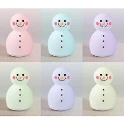 Sweet Snowman With Hat, Scarf & Gloves | Christmas Figure, Led Christmas Decoration | Height About 18 Cm