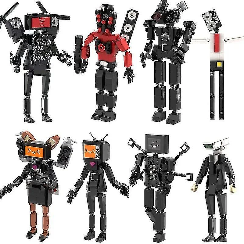 NewSkibidi Toilet The Audio Man And Camera Titan Man Building Blocks Toys Diy Bricks Toy Set For Kid Birthday Christmas Gift 4 NewSkibidi Toilet The Audio Man And Camera Titan Man Building Blocks Toys Diy Bricks Toy Set For Kid Birthday Christmas Gift - Billede 4