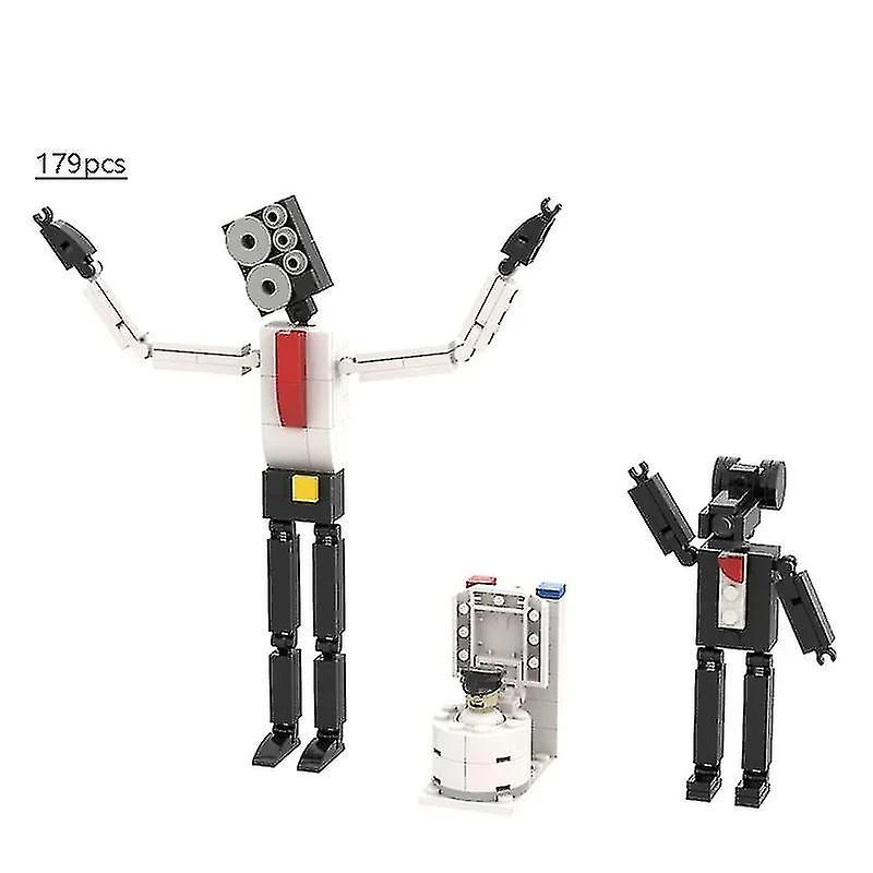 NewSkibidi Toilet The Audio Man And Camera Titan Man Building Blocks Toys Diy Bricks Toy Set For Kid Birthday Christmas Gift 3 NewSkibidi Toilet The Audio Man And Camera Titan Man Building Blocks Toys Diy Bricks Toy Set For Kid Birthday Christmas Gift - Billede 3