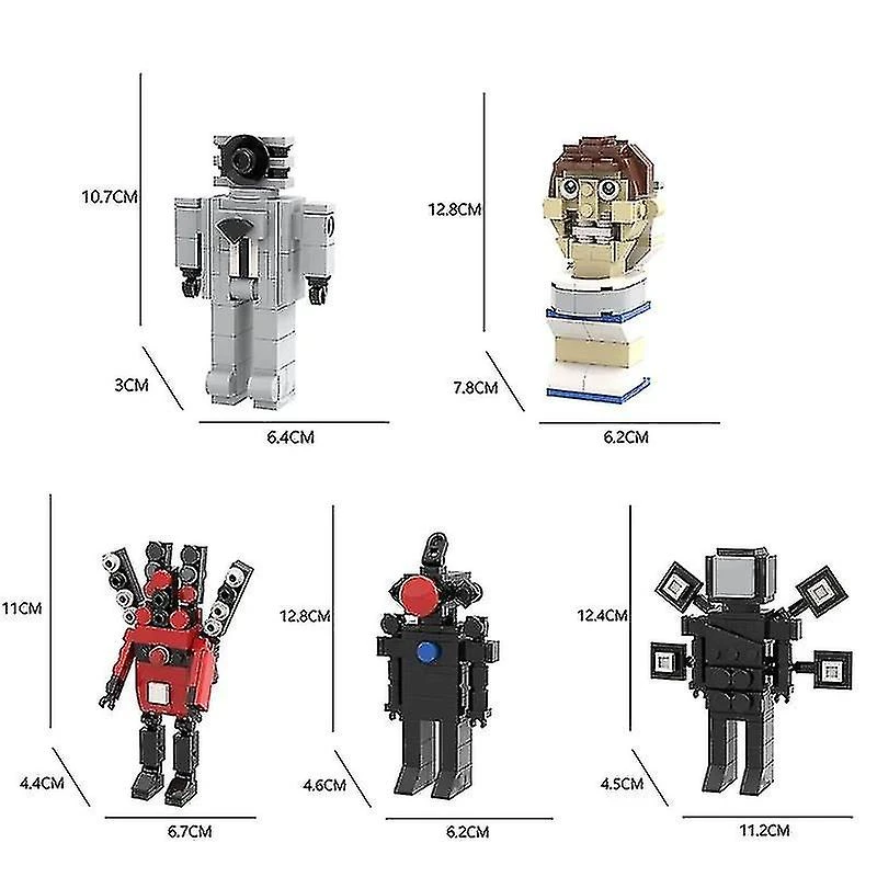 NewSkibidi Toilet The Audio Man And Camera Titan Man Building Blocks Toys Diy Bricks Toy Set For Kid Birthday Christmas Gift 1 NewSkibidi Toilet The Audio Man And Camera Titan Man Building Blocks Toys Diy Bricks Toy Set For Kid Birthday Christmas Gift