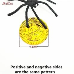 50 Pieces Pirate Gold Coins Plastic Game Coins Kids Party Supplies Treasure Coins Christmas Decorati -Schmidt Butik 1489371204 max