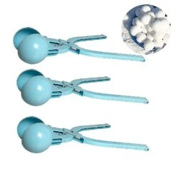 Christmas Snowball Maker Clip Tongs Udendørs Funny Snow Sand Mold Snowball Fight Sports Legetøj