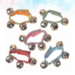 10pcs Christmas Wrist Bells Ankle Bells Kids Educational Toys For Home School Performance -Schmidt Butik 1490346519 max