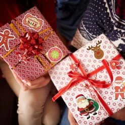 Christmas Stickers 200 Pcs MultiColor -Schmidt Butik 1493902568 max