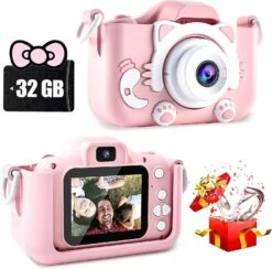 Ghyt Kids Camera Toys For 6-12 Year Old Boys/girls, Kids Digital Camera For Toddler With Video, Christmas Birthday Festival Gifts For Kids, Selfie Cam -Schmidt Butik 1498971453 max