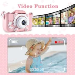 Ghyt Kids Camera Toys For 6-12 Year Old Boys/girls, Kids Digital Camera For Toddler With Video, Christmas Birthday Festival Gifts For Kids, Selfie Cam -Schmidt Butik 1498971462 max