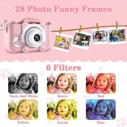 Ghyt Kids Camera Toys For 6-12 Year Old Boys/girls, Kids Digital Camera For Toddler With Video, Christmas Birthday Festival Gifts For Kids, Selfie Cam -Schmidt Butik 1498971475 max