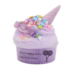 Christmas Gifts 60ml Cotton Candy Cloud Ice Creamcone Slime Swirl Scented-clay Toy