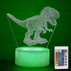 Shxx Dinosaur Toys, T Rex 3d Night Light With Timer, Remote Control & Smart Touch 16 Color Changing Dinosaur Night Light For Kids, Christmas Gifts For -Schmidt Butik 1509917039 max