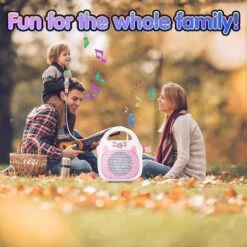 Kids Toy Karaoke Machine, Karaoke Toy Gift, Suitable For Girls Christmas Birthday Gift (pink)