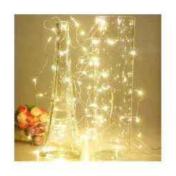 2M 20 LED Silver Wire Fairy Warm White Garland Home Christmas Wedding Light Strings -Schmidt Butik 1515724921 max