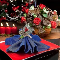 Balabela Christmas Napkin Ringsnapkin Rings Decor For Christmas Thanksgiving Birthday Party Supplies (cute Style, Wood) -Schmidt Butik 1515910082 max