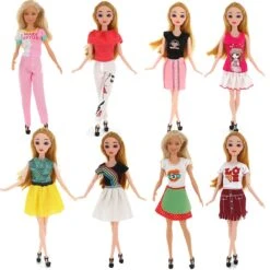 Barbie Fashion Costume, 15 Pieces, 15 Doll Accessories, For Children From 3 To 16 Years Old, Christmas Gift For Children, Birthday Present -Schmidt Butik 1527917239 max