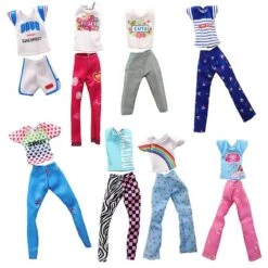 Barbie Fashion Costume, 8 Pieces, 8 Doll Accessories, For Children 3-14 Years Old, Christmas Gift For Children, Birthday Present -Schmidt Butik 1527917335 max
