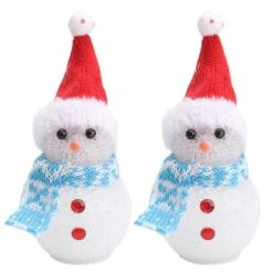 2PCS Christmas Night Lights Lmaps Colorful LED Luminous Xmas Snowman Toys -Schmidt Butik 1534760441 max