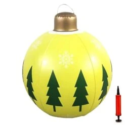 Christmas Inflatables Balls Outdoor Decorations - 24 Inch Blow Up Yard Decorations For Garden Yard -Schmidt Butik 1538287192 max