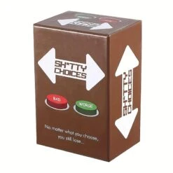 Nye Modeller Party Drinking Game "Shtty Choices", Funny Party Card Game, Voksen Party Family Gathering Travel Game, Christmas Gift