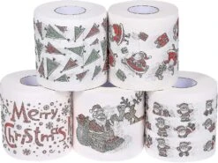 5 Rolls Christmas Toilet Paper -Schmidt Butik 1541693683 max