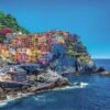 Dreamy 300/500/1000 Piece Italy Cinque Terre European Village Coastal Sea Landscape Kids Adults Games Toys Jigsaw Puzzles For Christmas Birthday Gifts 300 Pieces