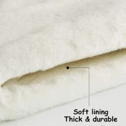 Christmas Stockings 4 Pack 19 Inch, Large Faux Fur Xmas Stocking With Gold Sequin Snowflakes For Family, Country Rustic Personalized Holiday Indoor De