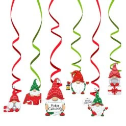 6pcs/set Ceiling Hanging Decor For Christmas Party Supplies Xmas Decorations -Schmidt Butik 181691941 max