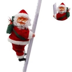 Electric Christmas Santa Claus Climbing Ladder For Child (no Battery) -Schmidt Butik 217436599 max