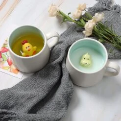 3d Coffee Mug Cute Handmade Animal Figurine Ceramics Teacup,christmas,birthday,mother's Day Gifts (white Dinosaur) -Schmidt Butik 222746160 max