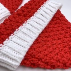 Christmas Winter Knitted Hat Crochet Santa Hat For Women And Men