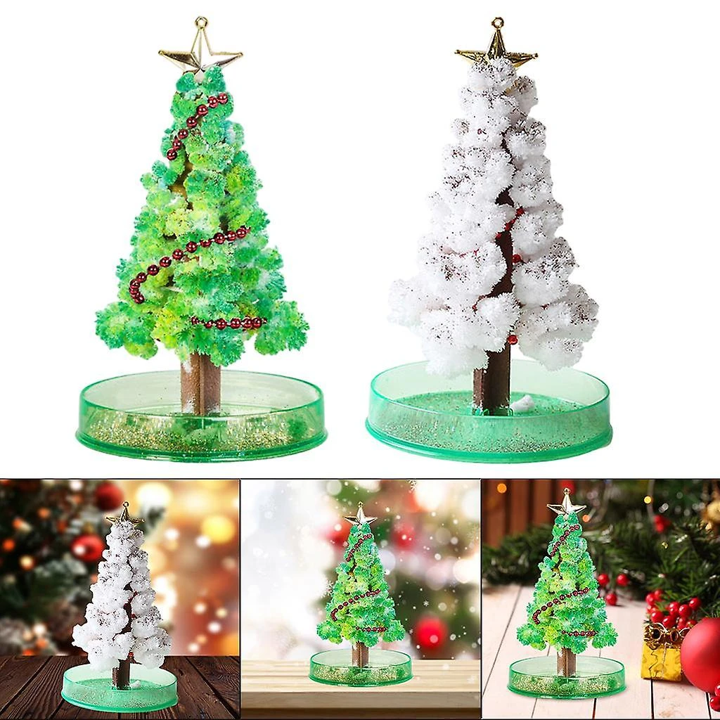 Growing Crystal Xmas Tree Toy Fun Christmas Birthday Gift Christmas Tree 1 Growing Crystal Xmas Tree Toy Fun Christmas Birthday Gift Christmas Tree