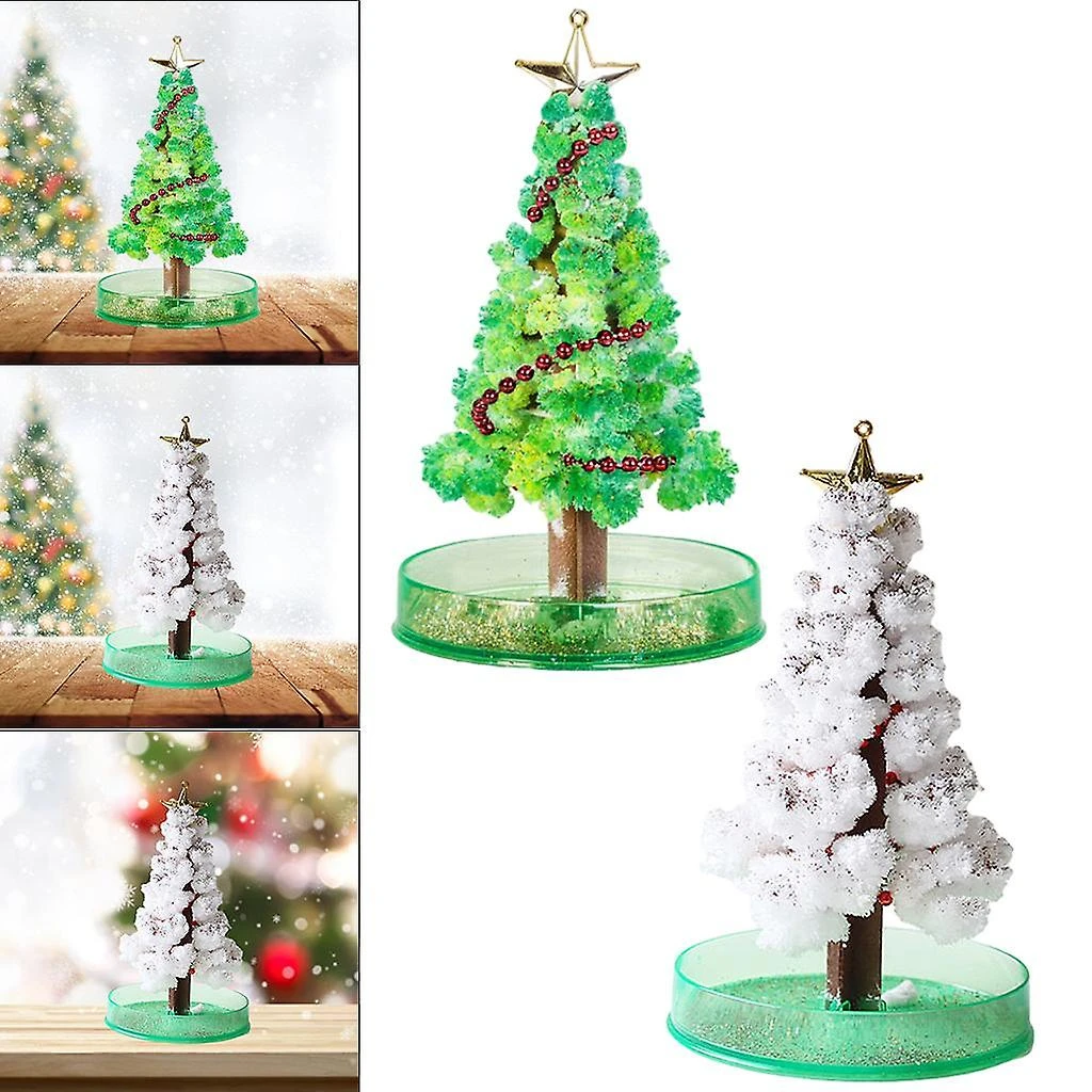 Growing Crystal Xmas Tree Toy Fun Christmas Birthday Gift Christmas Tree 4 Growing Crystal Xmas Tree Toy Fun Christmas Birthday Gift Christmas Tree - Billede 4