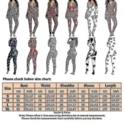 Kvinder Animal Pyjamas One Piece Christmas Bodysuit Buksedragt Langærmet Nattøj