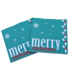 20 Pieces Party Paper Napkins Disposable Tableware Supplies Merry Christmas Merry Christmas -Schmidt Butik 275923293 max