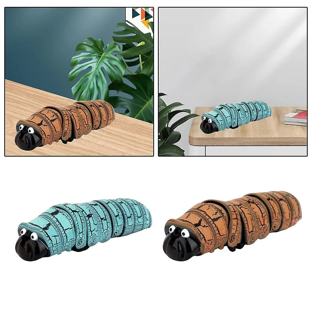 Rc Infrared Caterpillar Toy Kids Christmas Halloween Birthday Gift 2 Rc Infrared Caterpillar Toy Kids Christmas Halloween Birthday Gift - Billede 2