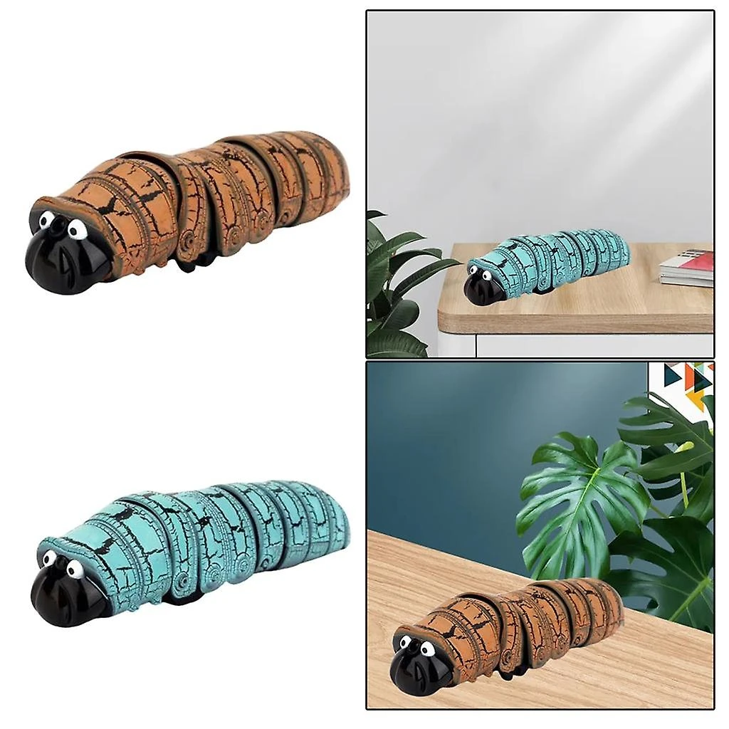 Rc Infrared Caterpillar Toy Kids Christmas Halloween Birthday Gift 3 Rc Infrared Caterpillar Toy Kids Christmas Halloween Birthday Gift - Billede 3