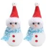 2PCS Christmas Night Lights Lmaps Colorful LED Luminous Xmas Snowman Toys