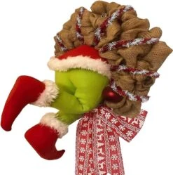 Christmas Wreath 40cm Door Wreath Christmas Christmas Decorations Wreath Decorations How The Grinch Stole The Christmas Wreath Door From Burlap -Schmidt Butik 337468198 max