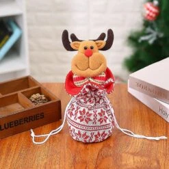 Christmas Candy Holder Bag Drawstring Cartoon Plush Toilet Roll Paper -Schmidt Butik 345199700 max