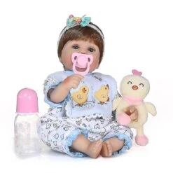 40cm Soft Vinyl Reborn Doll Lifelike Baby House Play Dolls Toy For Kids Playmate Christmas Gifts -Schmidt Butik 359137781 max