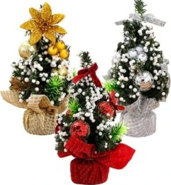 Christmas Tree Mini Decorative Tree Unique Pvc Christmas Decoration Perfect Christmas Decoration For Table, Tabletops And Your Home Or Office 3pcs -Schmidt Butik 367042367 max
