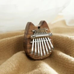 Mini 8 Keys Thumb Piano Finger Percussion Pocket Musical Tool Birthday Christmas Gift1pcs-brown -Schmidt Butik 388245511 max