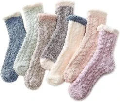 Women's Fuzzy Socks,Winter Fluffy Cozy Cabin Christmas Gift -Schmidt Butik 395188954 max